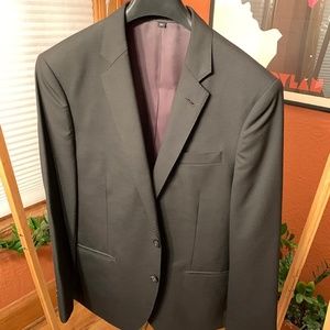 J. Crew Ludlow Mens Black suit size 40S Loro Piana super 120's Italian wool